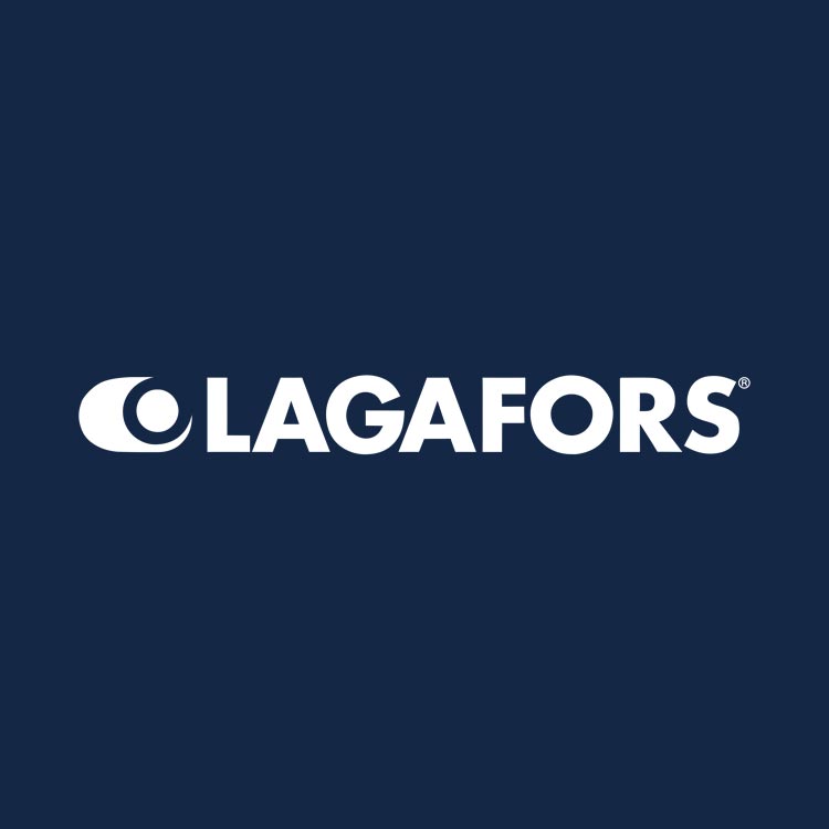 lagafors-news-dummy Lagafors logotyp i vitt på blå bakgrund
