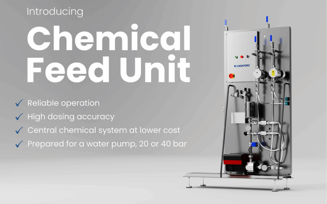 New: Chemical Feed Unit for smaller facilities 💦